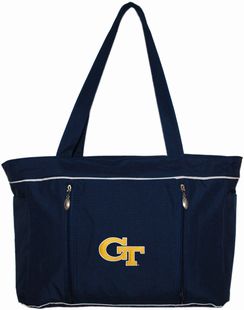Georgia Tech Yellow Jackets Baby Diaper Bag with Changing Pad