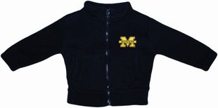 Official Michigan Wolverines Split "M" Polar Fleece Zipper Jacket