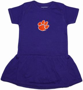 Clemson Tigers Picot Bodysuit Dress