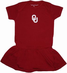 Oklahoma Sooners Picot Bodysuit Dress