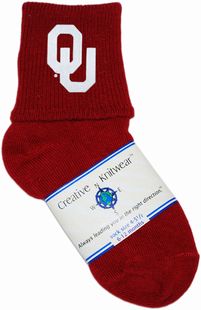 Oklahoma Sooners Anklet Socks