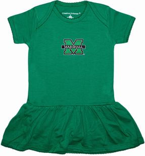 Marshall Thundering Herd Picot Bodysuit Dress