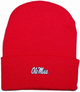 Ole Miss Rebels Newborn Baby Knit Cap