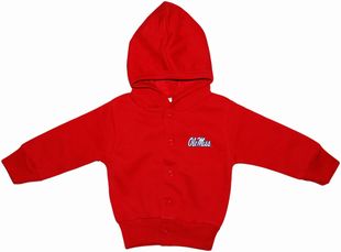 Ole Miss Rebels Snap Hooded Jacket