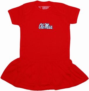 Ole Miss Rebels Picot Bodysuit Dress