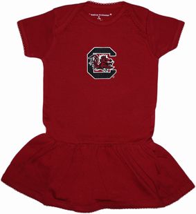 South Carolina Gamecocks Picot Bodysuit Dress