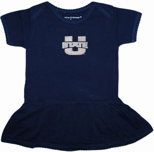 Utah State Aggies Picot Bodysuit Dress