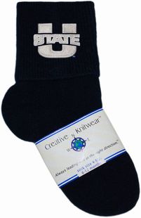 Utah State Aggies Anklet Socks