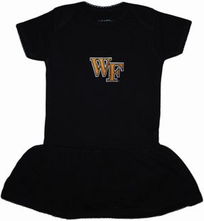 Wake Forest Demon Deacons Picot Bodysuit Dress