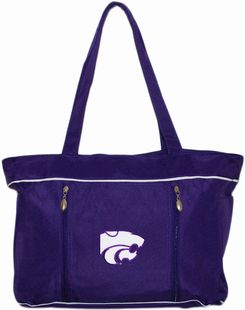 Kansas State Wildcats Baby Diaper Bag with Changing Pad