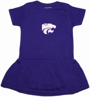 Kansas State Wildcats Picot Bodysuit Dress