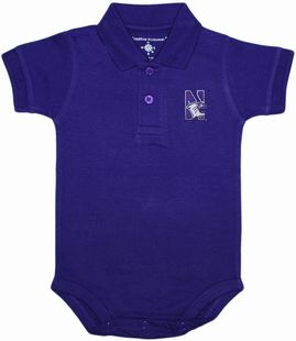 Northwestern Wildcats Polo Bodysuit