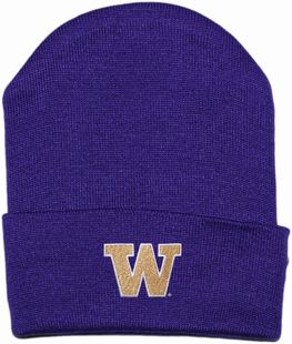 Washington Huskies Newborn Baby Knit Cap