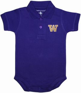 Washington Huskies Polo Bodysuit