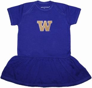 Washington Huskies Picot Bodysuit Dress