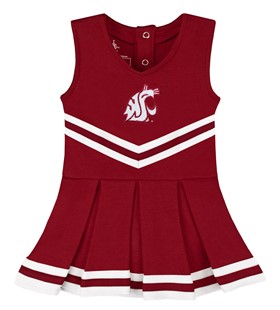 Authentic Washington State Cougars Cheerleader Bodysuit Dress