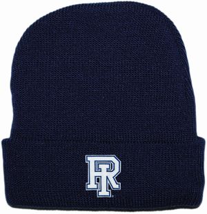 Rhode Island Rams Newborn Baby Knit Cap