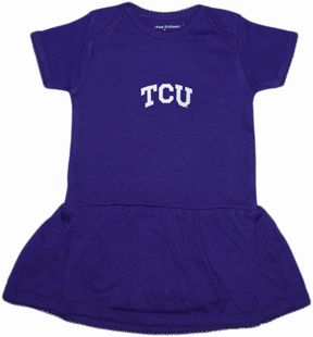 TCU Horned Frogs Picot Bodysuit Dress