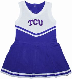 Authentic TCU Horned Frogs Cheerleader Bodysuit Dress