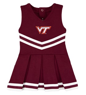 Authentic Virginia Tech Hokies Cheerleader Bodysuit Dress