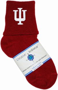 Indiana Hoosiers Anklet Socks