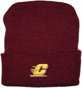 Central Michigan Chippewas Newborn Baby Knit Cap