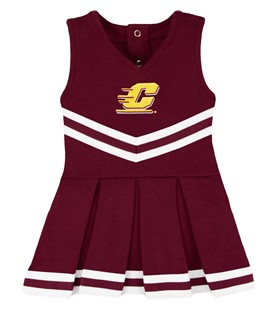 Authentic Central Michigan Chippewas Cheerleader Bodysuit Dress