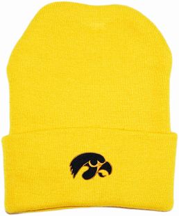 Iowa Hawkeyes Newborn Baby Knit Cap