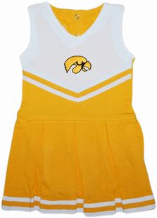 Authentic Iowa Hawkeyes Cheerleader Bodysuit Dress