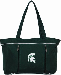Michigan State Spartans Baby Diaper Bag with Changing Pad