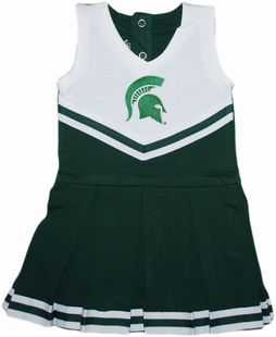 Authentic Michigan State Spartans Cheerleader Bodysuit Dress