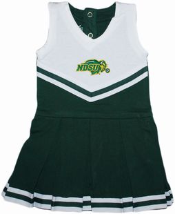 Authentic North Dakota State Bison Cheerleader Bodysuit Dress