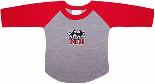 Northern Illinois 3 Huskies Baseball Shirt