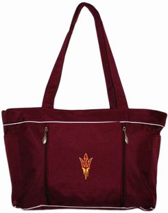 Arizona State Sun Devils Fork Baby Diaper Bag with Changing Pad