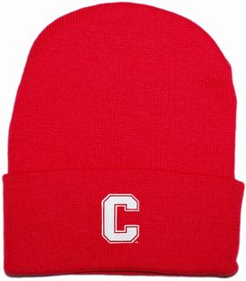 Cornell Big Red Newborn Baby Knit Cap