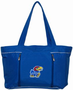 Kansas Jayhawks Baby Diaper Bag with Changing Pad