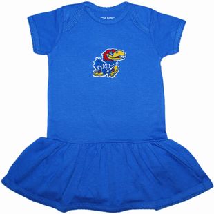 Kansas Jayhawks Picot Bodysuit Dress