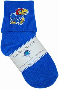 Kansas Jayhawks Anklet Socks