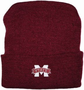 Mississippi State Bulldogs Newborn Baby Knit Cap