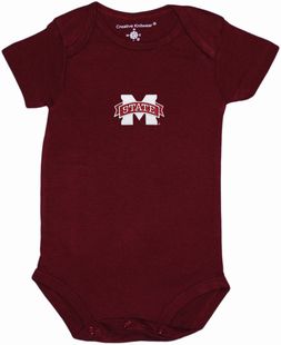 Mississippi State Bulldogs Newborn Infant Bodysuit