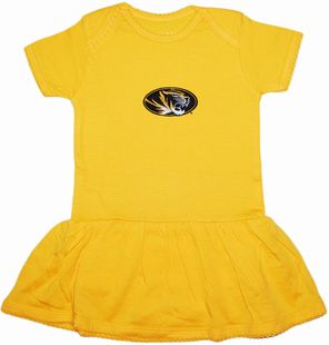 Missouri Tigers Picot Bodysuit Dress