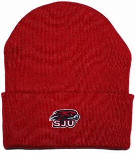 Saint Joseph's Hawks Newborn Baby Knit Cap