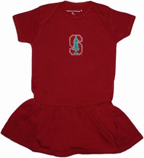 Stanford Cardinal Picot Bodysuit Dress