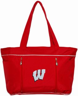 Wisconsin Badgers Baby Diaper Bag with Changing Pad