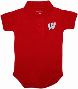 Wisconsin Badgers Polo Bodysuit