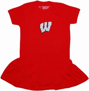 Wisconsin Badgers Picot Bodysuit Dress