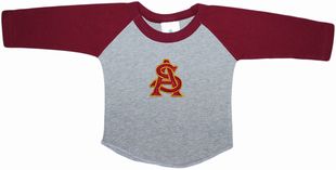 Arizona State Interlocking AS Baseball Shirt