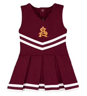 Authentic Arizona State Interlocking AS Cheerleader Bodysuit Dress