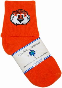 Auburn Tigers Aubie Anklet Socks