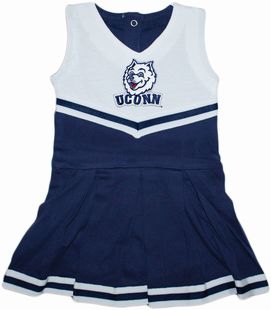 Authentic UConn Huskies Youth Mark Cheerleader Bodysuit Dress
